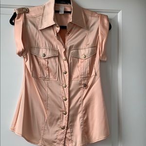 Versache silk button-up shirt